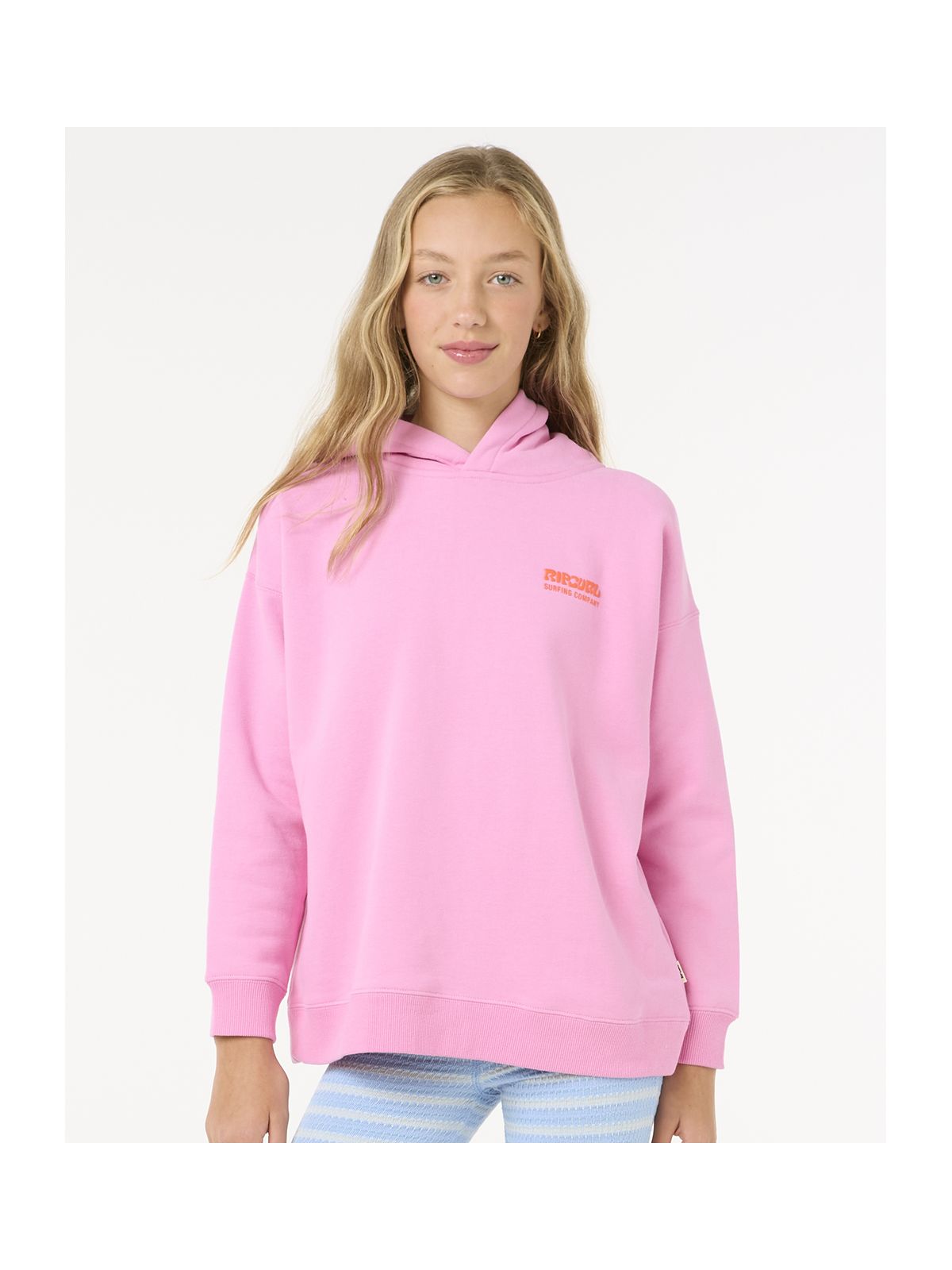 Bluza RIP CURL Surf Puff Hood-Girl różowy
