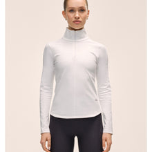 Koszulka treningowa damska CASALL Serene Half Zip Long Sleeve kolor biały
