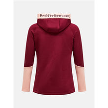 Bluza PEAK PERFORMANCE W Rider Essentials Zip Hood bordowy
