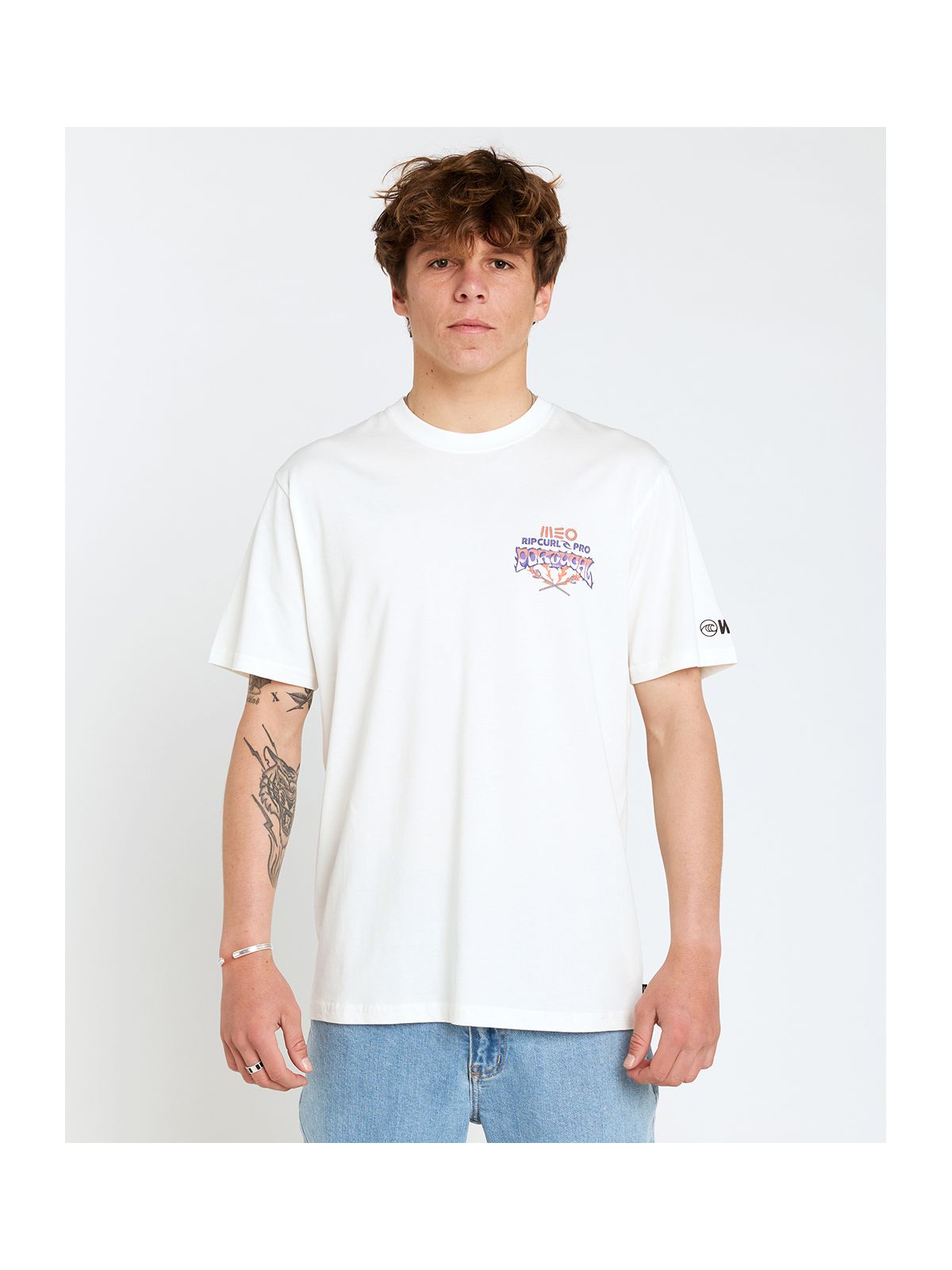 Koszulka RIP CURL Meo Rip Curl Pro Tee biały