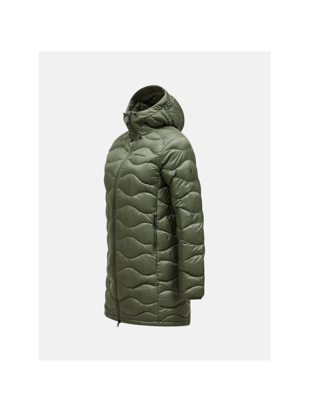 Parka puchowa damska Peak Performance W Helium Down Parka zielony