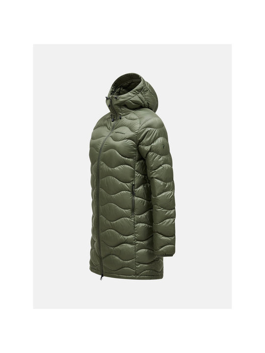 Parka puchowa damska Peak Performance W Helium Down Parka zielony
