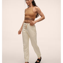 Spodnie damskie CASALL Terry Relaxed Jogger beżowe

