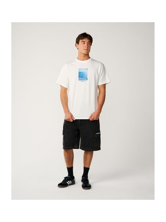 Koszulka męska RIP CURL S-Series Grambeau Tee biała
