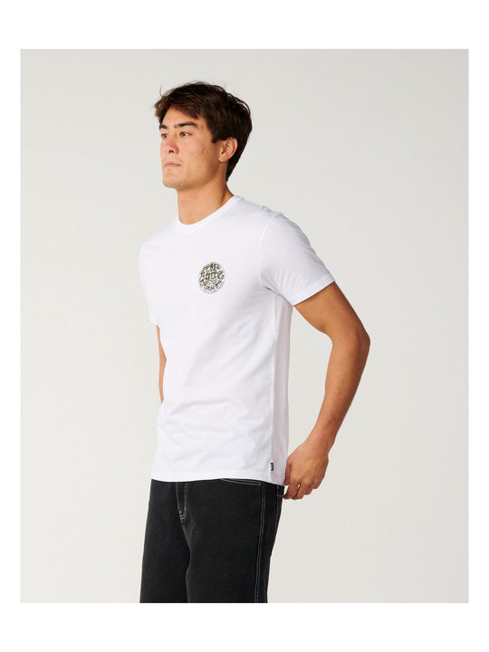 Koszulka męska RIP CURL Wettie Passage Icon Tee biała
