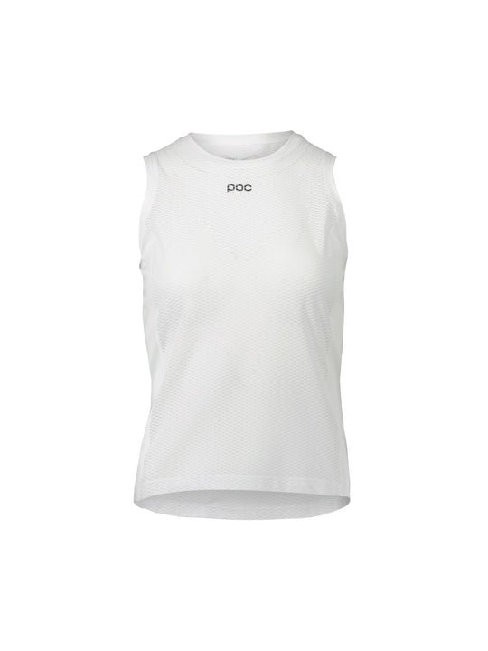 Koszulka rowerowa damska POC W's Essential Layer Vest biała

