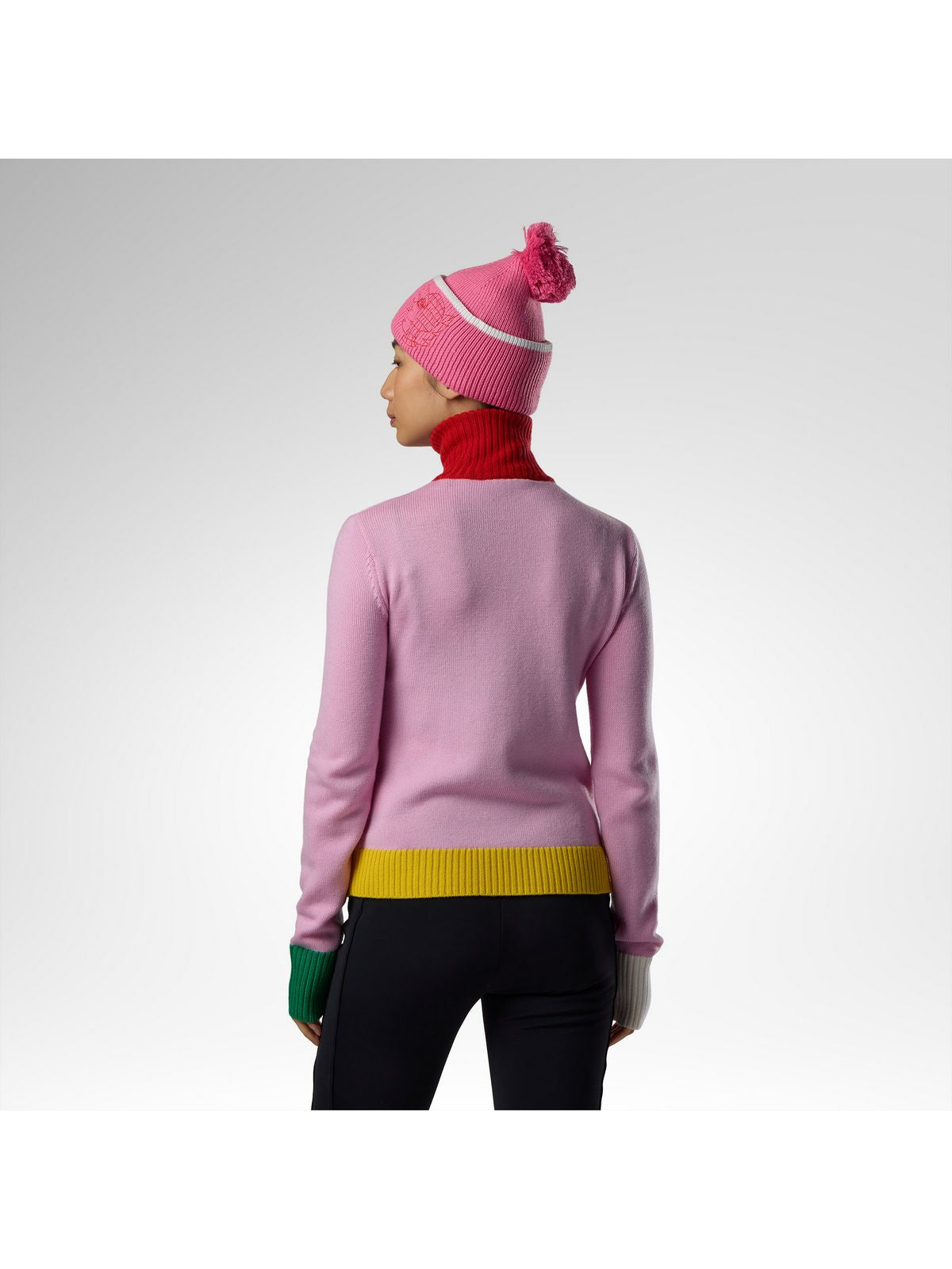 Sweter damski ROSSIGNOL W Jcc Teddy Quarter Zip Sweate rozowy