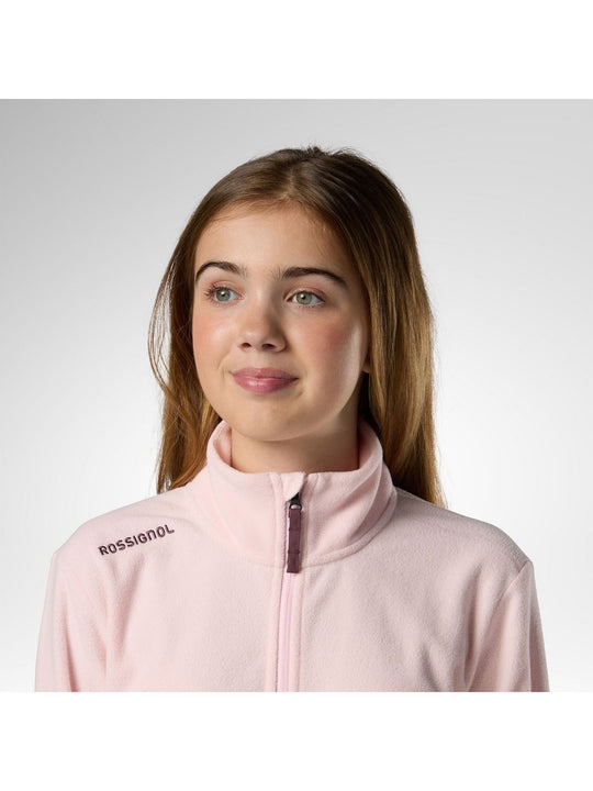 Bluza juniorska ROSSIGNOL Jr Polar Fleece Jacket różowa
