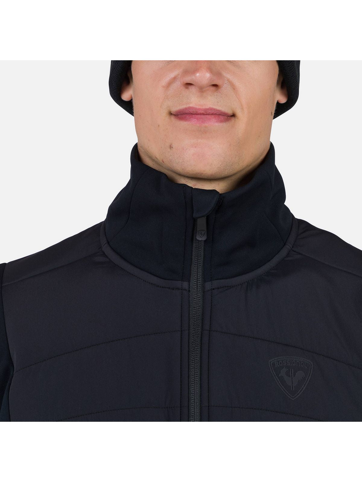 Bluza męska męska ROSSIGNOL Classique Hybrid Clim Fz czarny