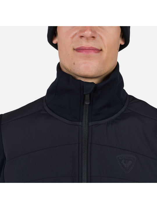 Bluza męska męska ROSSIGNOL Classique Hybrid Clim Fz czarny
