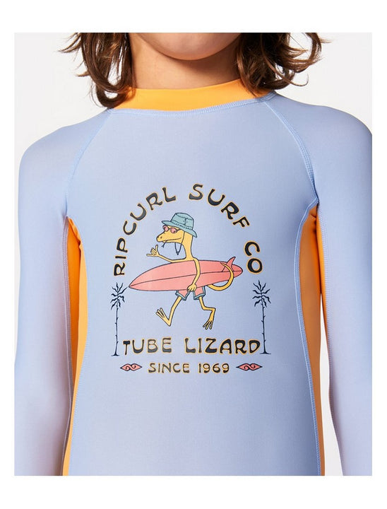 Lycra RIP CURL Grom Energy Upf L/S Sp St-Boy niebieski
