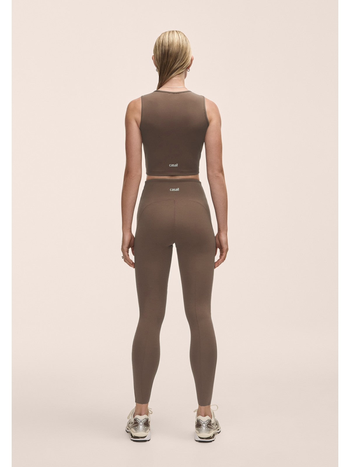 Legginsy damskie CASALL Edge High Waist Tights kolor zielony