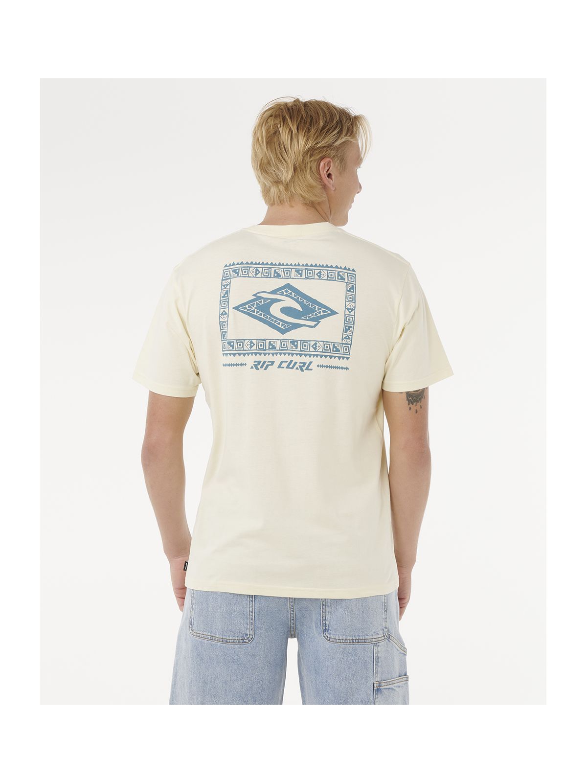 Koszulka RIP CURL LEGACY TEE żółta