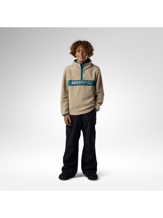Bluza juniorska ROSSIGNOL Jr Alltrack Anorak Fleece beżowa
