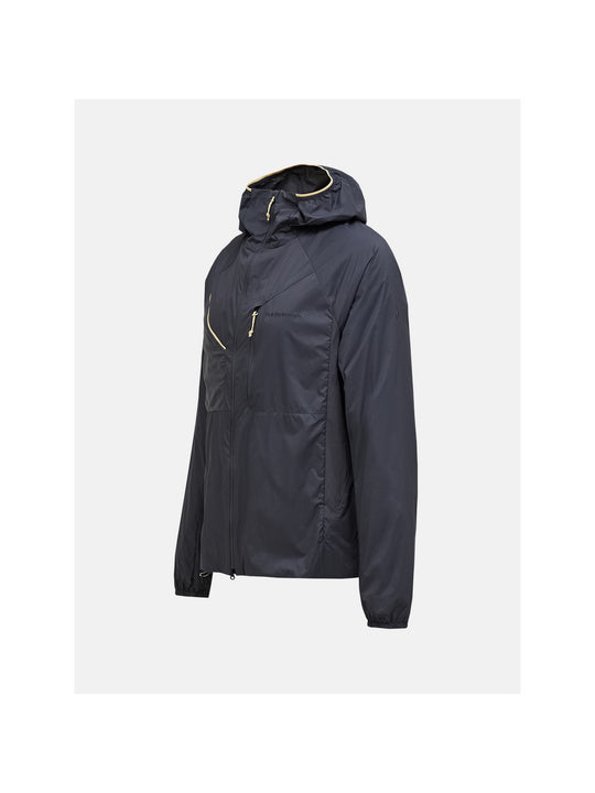 Kurtka narciarska męska PEAK PERFORMANCE Freelight Polartec Alpha Insulated Hood Jacket szara szara
