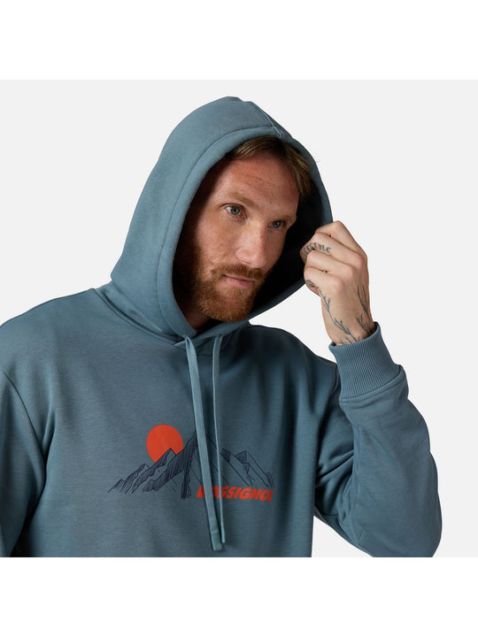 Bluza męska ROSSIGNOL Waterfall H niebieska - Adventure Sports
