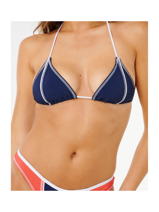 Góra bikini RIP CURL Surf Tide Sliding Tri granatowa
