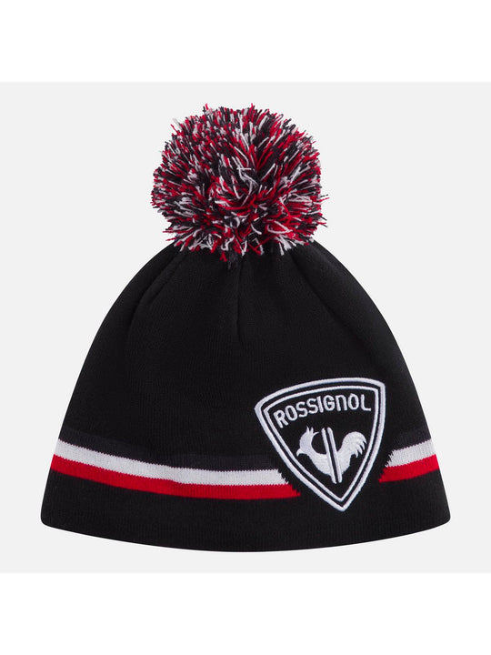 Czapka ROSSIGNOL Rooster Pompon czarny
