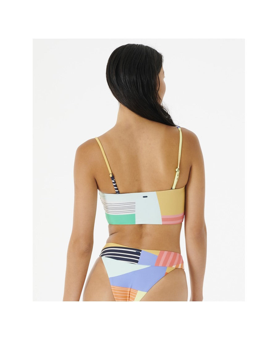 Biustonosz kąpielowy RIP CURL Day Break Long Line Bandeau multi