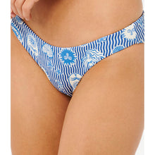 Dół od bikini damski RIP CURL Catalina Waves Tie Side Cheeky niebieskie
