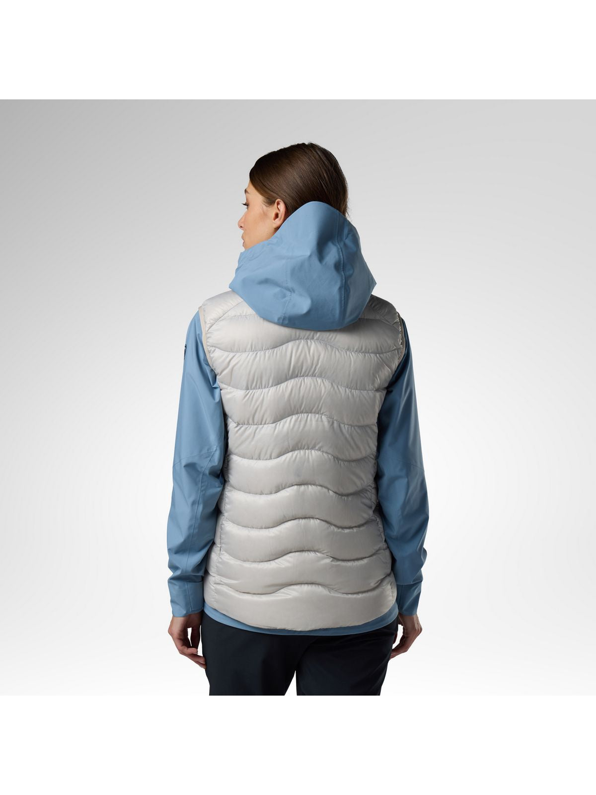 Kamizelka damska ROSSIGNOL W Verok Down Vest szara