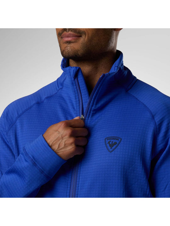 Bluza męska ROSSIGNOL Blackside Fleece Fz niebieska
