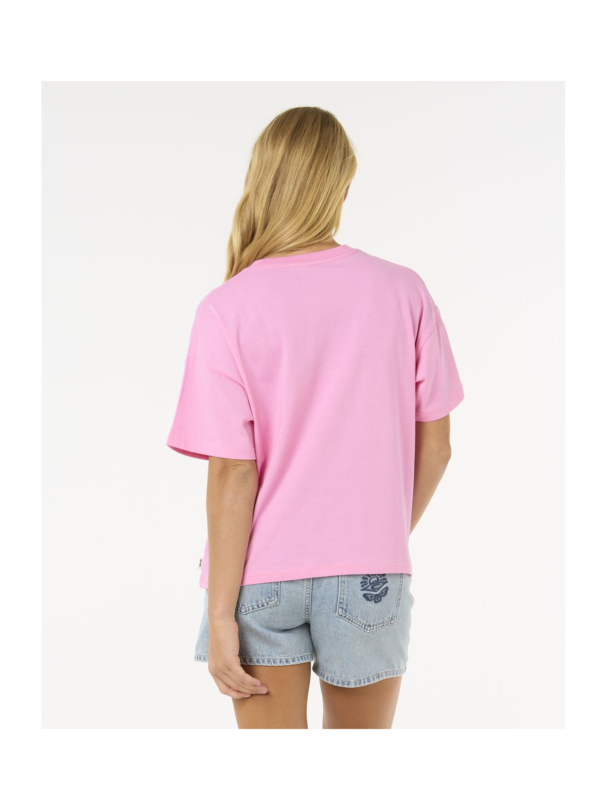 Koszulka damska RIP CURL Surf Puff Relaxed Tee różowa