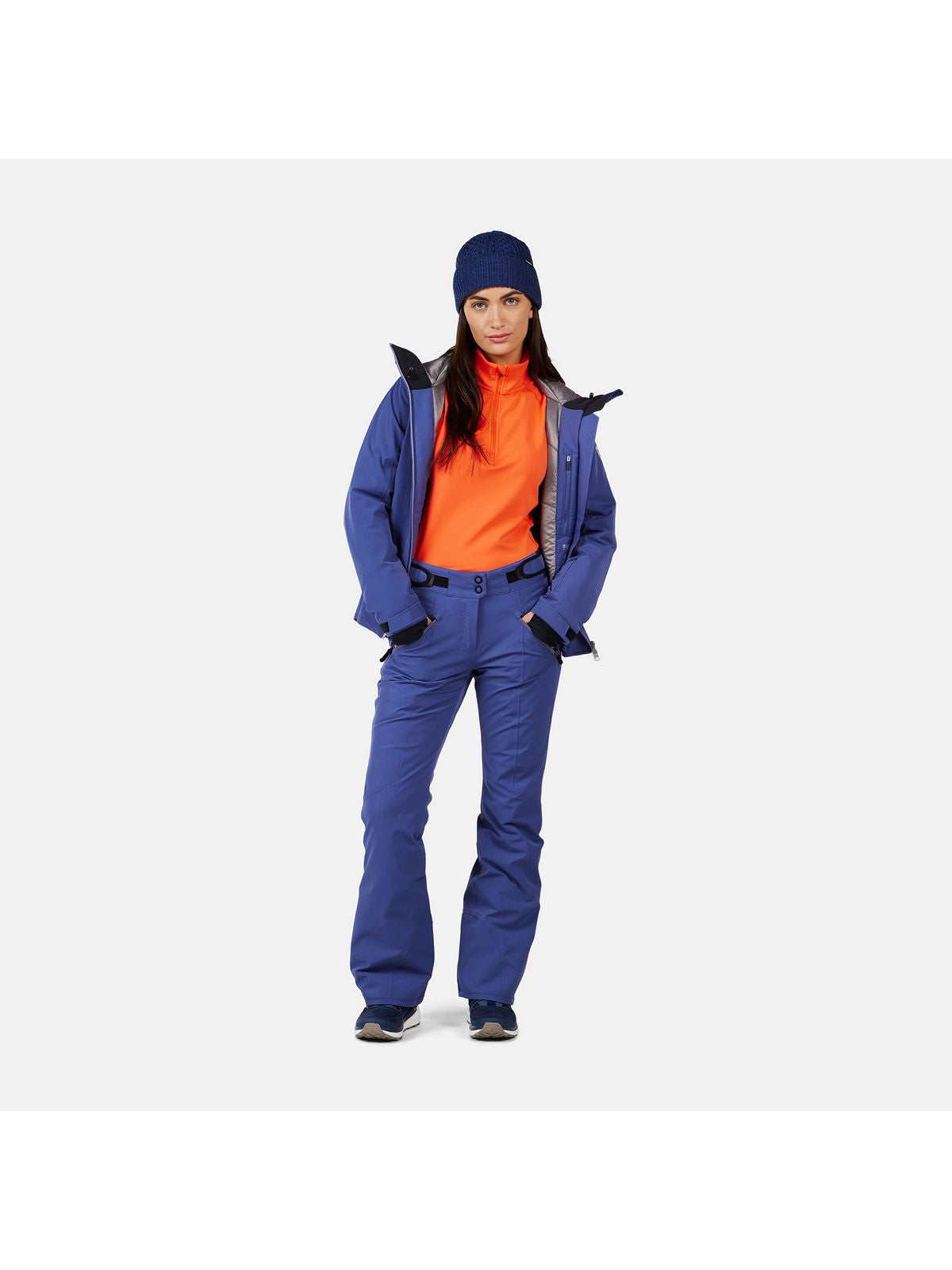 Spodnie damskie narciarskie ROSSIGNOL W Blackside Pant niebieskie