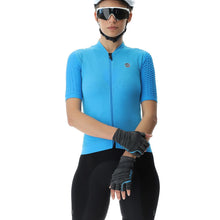 Koszulka rowerowa damska UYN Airwing Biking Shirt – turquoise/Black
