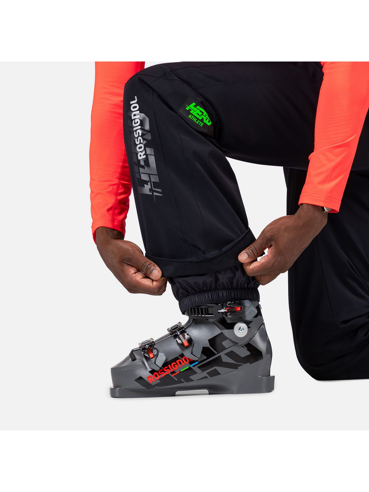 Spodnie narciarskie męskie ROSSIGNOL Hero BlackSide Insulated Pant czarne