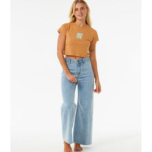 KOSZULKA RIP CURL HOLIDAY BABY TEE brązowy - S - Koszulka - Adventure Sports
