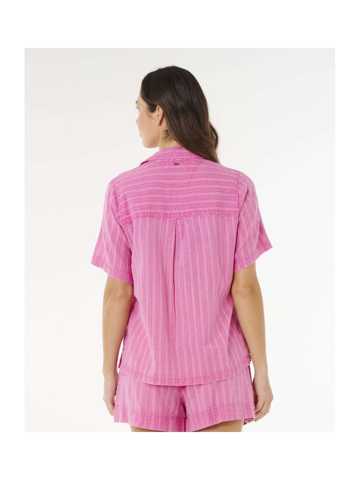Koszulka damska RIP CURL Hotel Malibu Embroid Shirt różowa