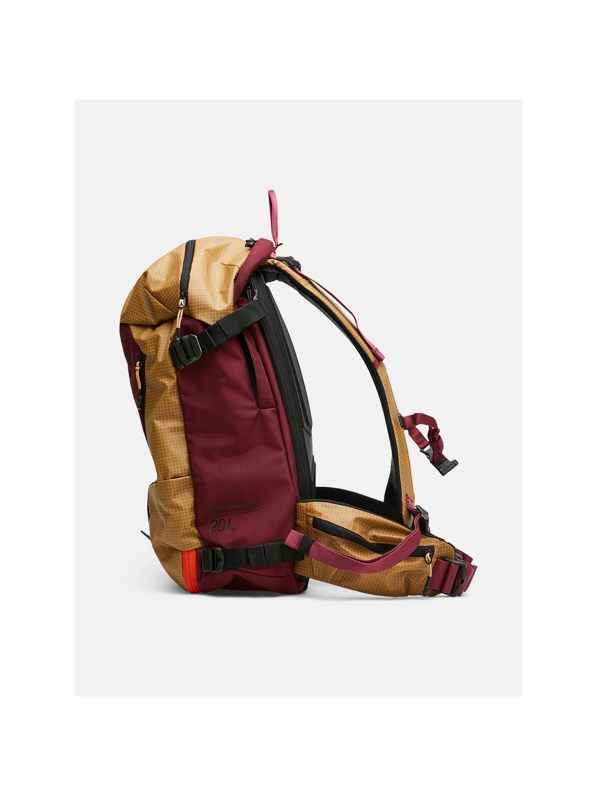 Plecak PEAK PERFORMANCE Vertical Ski Backpack 20L brązowy
