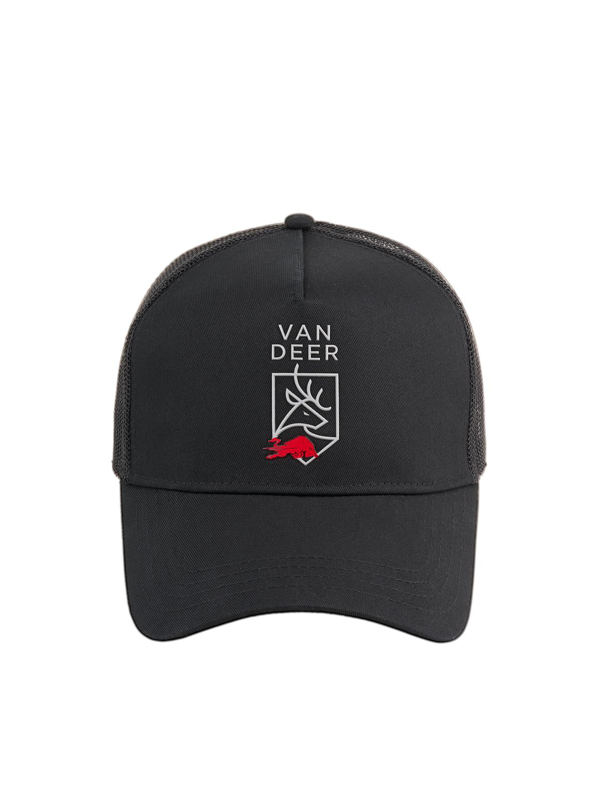 Czapka z daszkiem VAN DEER Trucker Cap czarny