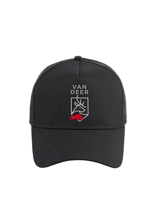 Czapka z daszkiem VAN DEER Trucker Cap czarny
