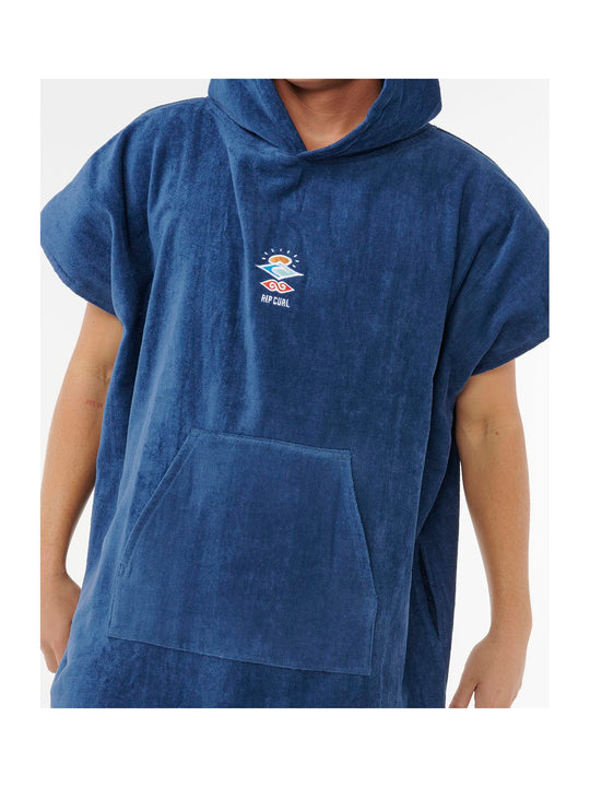 Ponczo męskie RIP CURL Logo Hooded Towel granatowe
