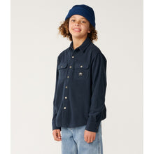 Koszula juniorska RIP CURL Sessions Polar Fleece Shirt-Bo granatowa

