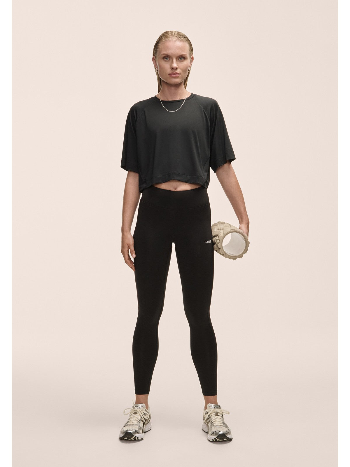 Legginsy treningowe damskie CASALL Essential Tights kolor czarny