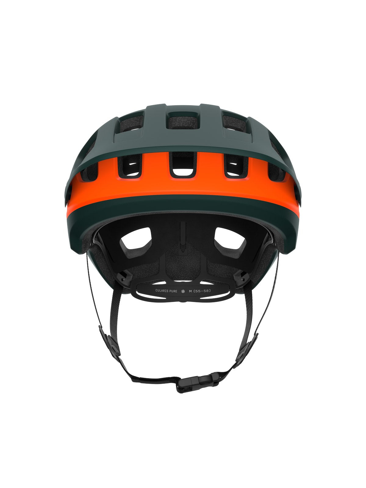Kask rowerowy POC Cularis Pure zielono pomarańczowy