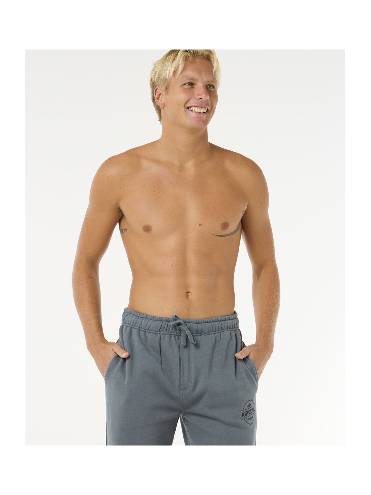 Spodnie dresowe męskie RIP CURL Stapler Trackpant szare