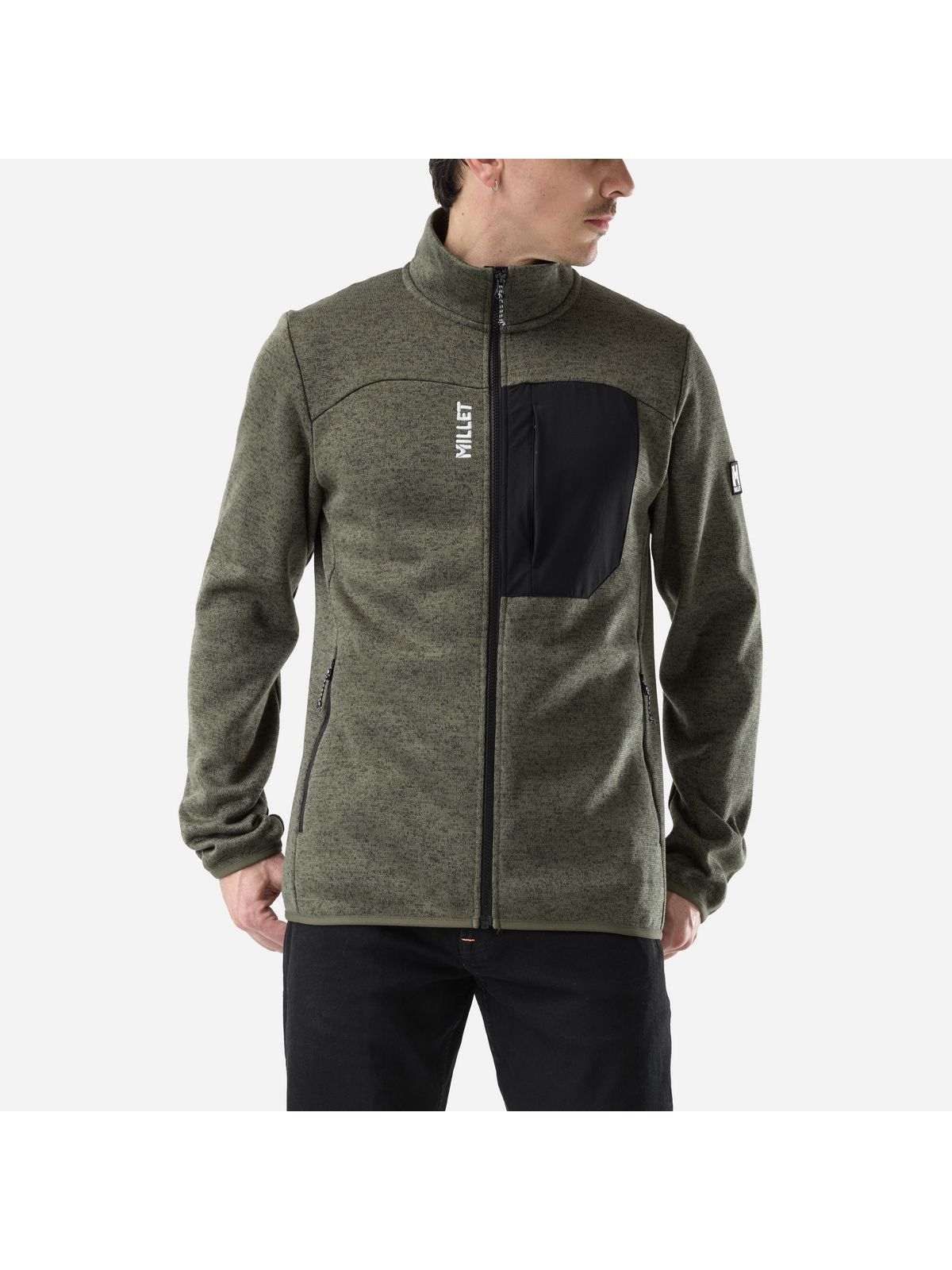 Bluza męska MILLET M Chamonix Knit Jkt M zielona