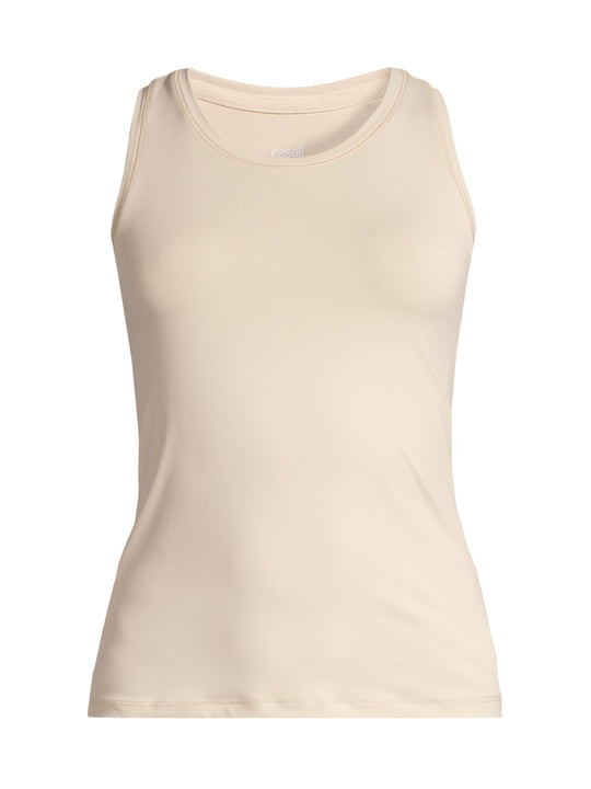 Koszulka damska CASALL Essential Racerback Tank kolor beżowy
