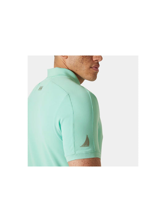 Koszulka HELLY HANSEN HP RACE POLO 2.0 zielony - Adventure Sports
