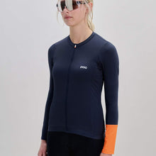 Koszulka rowerowa damska POC W's Cadence L/S Jersey granatowy
