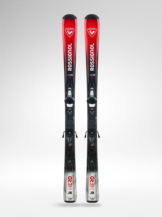 Narty dla dzieci ROSSIGNOL Hero Jr 100-140 Kid-X + wiązania LOOK Kid 4 Gw B76 Black
