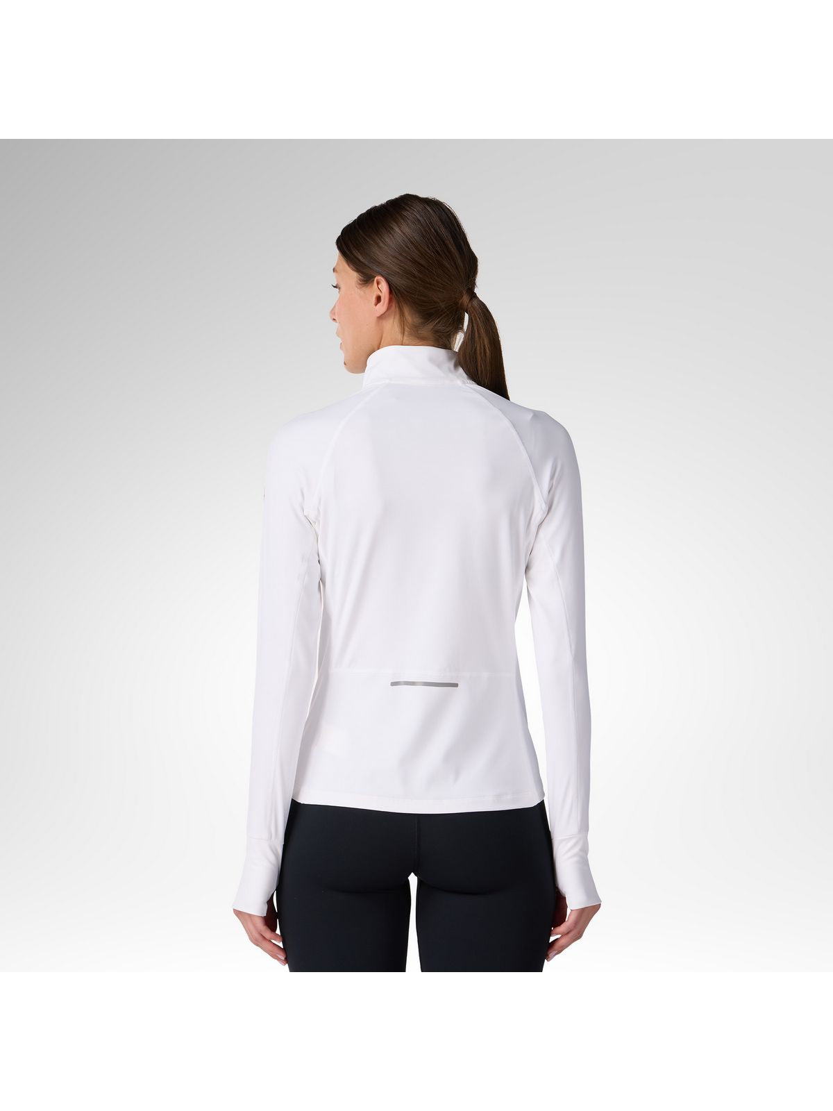 Bluza damska ROSSIGNOL W Half Zip First Layer biała