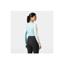 Koszulka damska HELLY HANSEN W Lifa Merino Midweight Crew kolor niebieski
