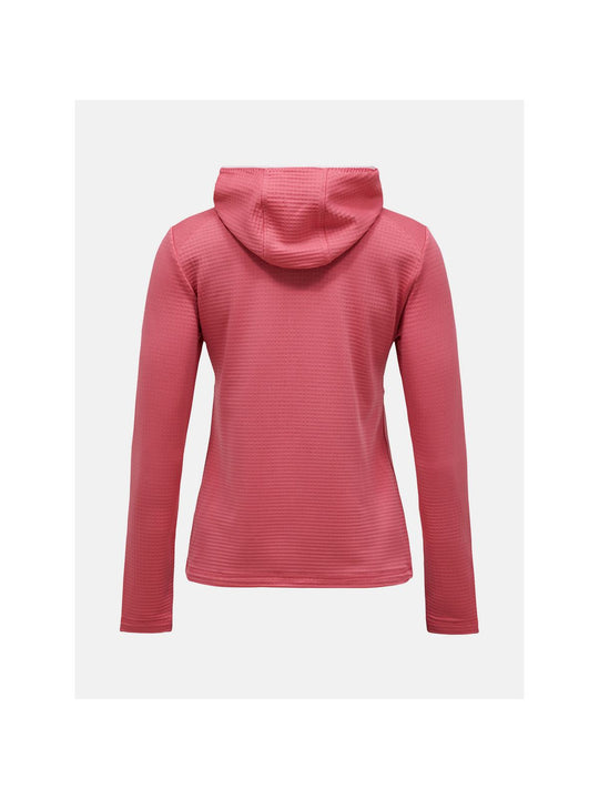 Bluza damska PEAK PERFORMANCE Trail Polartec Power Grid Zip Hood różowa
