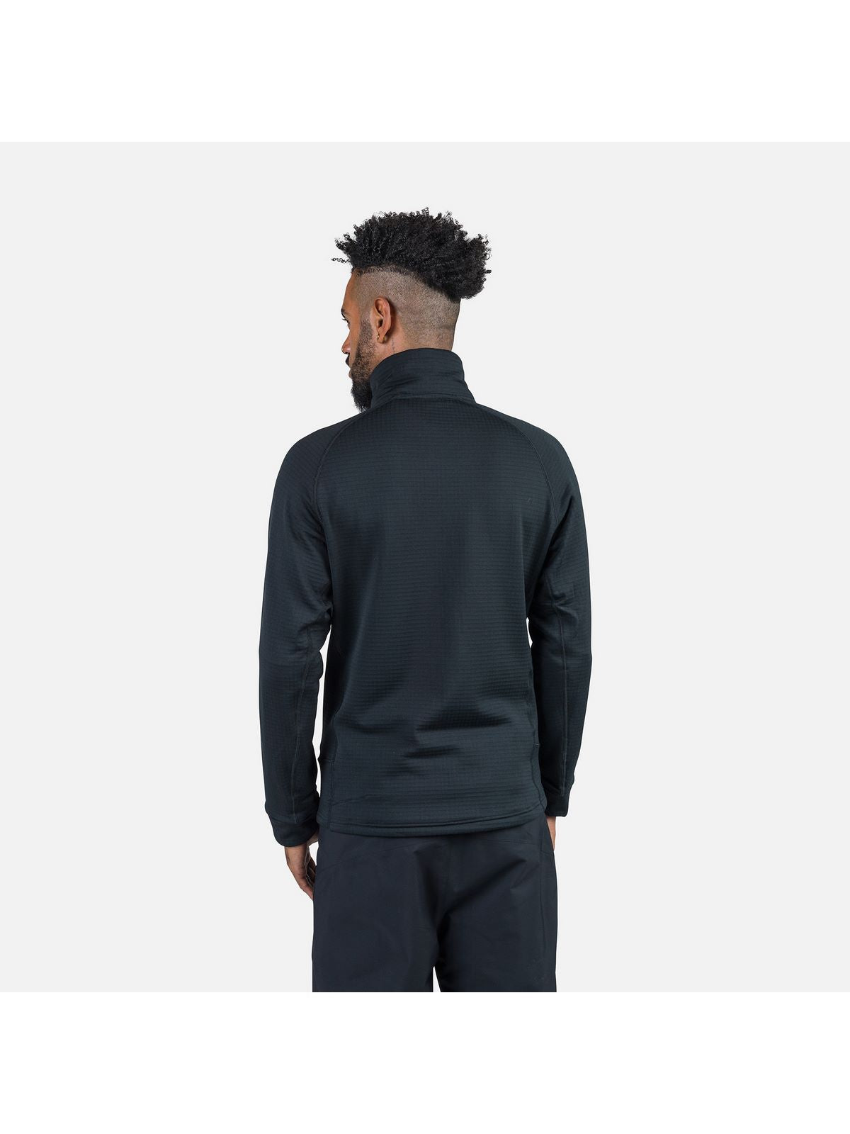 Bluza męska męska ROSSIGNOL Blackside Fleece Fz czarny