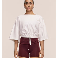 Koszulka damska CASALL Heavy Cotton Crop Tee kolor biały
